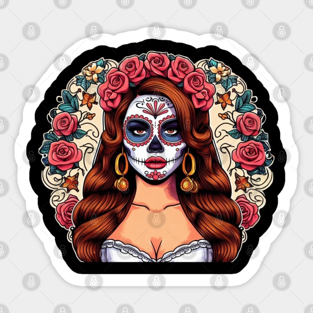 Lana Del Rey - Bride of the Dead Sticker by Tiger Mountain Design Co.